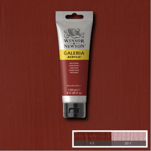 Winsor & Newton Galeria Akrilik Boya Red Ochre 120 Ml Winsor & Newton Galeria Akrilik Boya Red Ochre 120 Ml